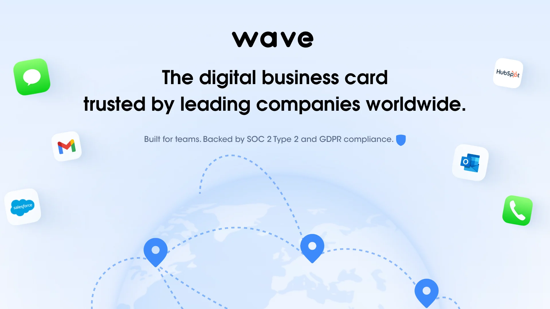 Wave Connect digital business card app